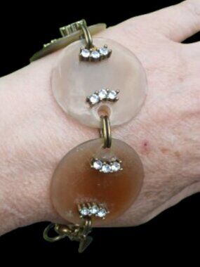 Silpada K and R Embellished  Bracelet with Swarovski crystals bold fierce